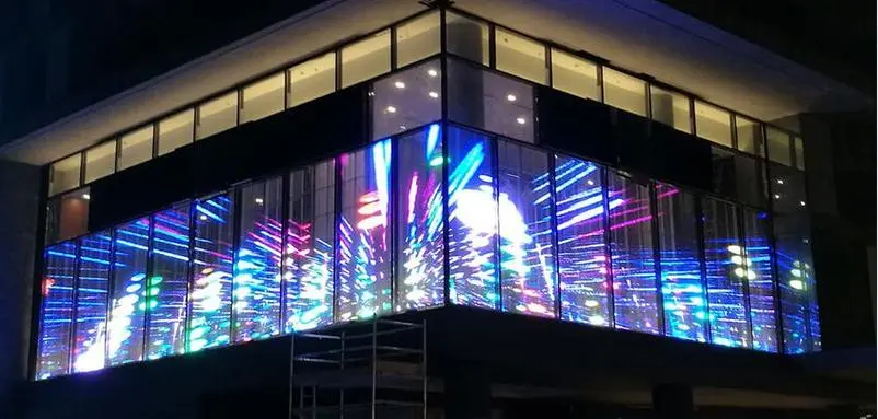 杭州玻璃屏led全彩显示屏贵不贵（杭州玻璃幕墙led显示屏价格）