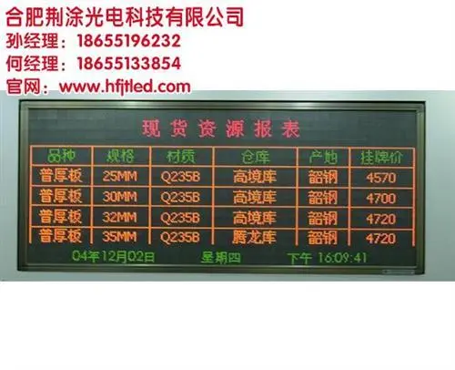 led大屏幕广告位价格（LED显示屏广告价格）