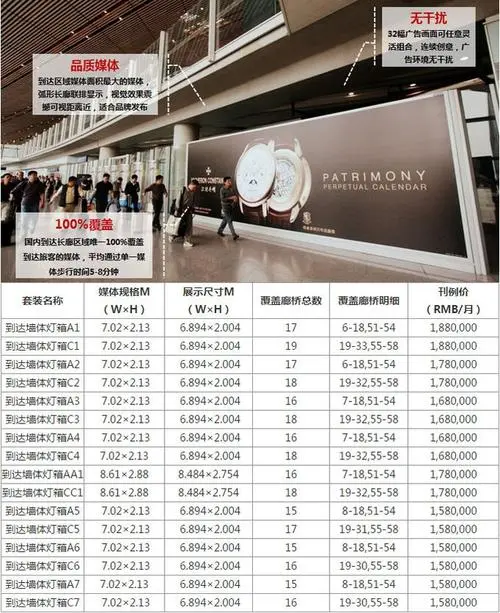 机场灯箱广告报价， 灯箱页面广告制作报价
