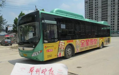 公交车广告图片，郑州公交车身广告